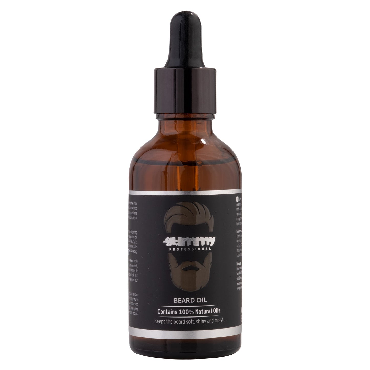 Gummy Professional Beard and Moustache Oil,Contains Argan Oil, Almond Oil, Jojoba Oil and Coconut Oil 50 ML