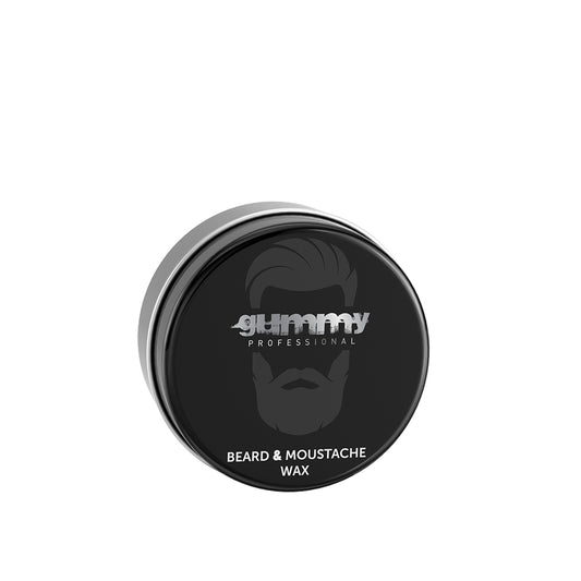 Gummy Professional Beard and Moustache Wax for Men - Strong Hold Helps Train Tame & Style - Sandalwood, Clary Sage, Cedar Pine 50 ML