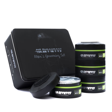 Gummy Professional Grooming Box Styling Wax Matte Finish 150 ML (x4)