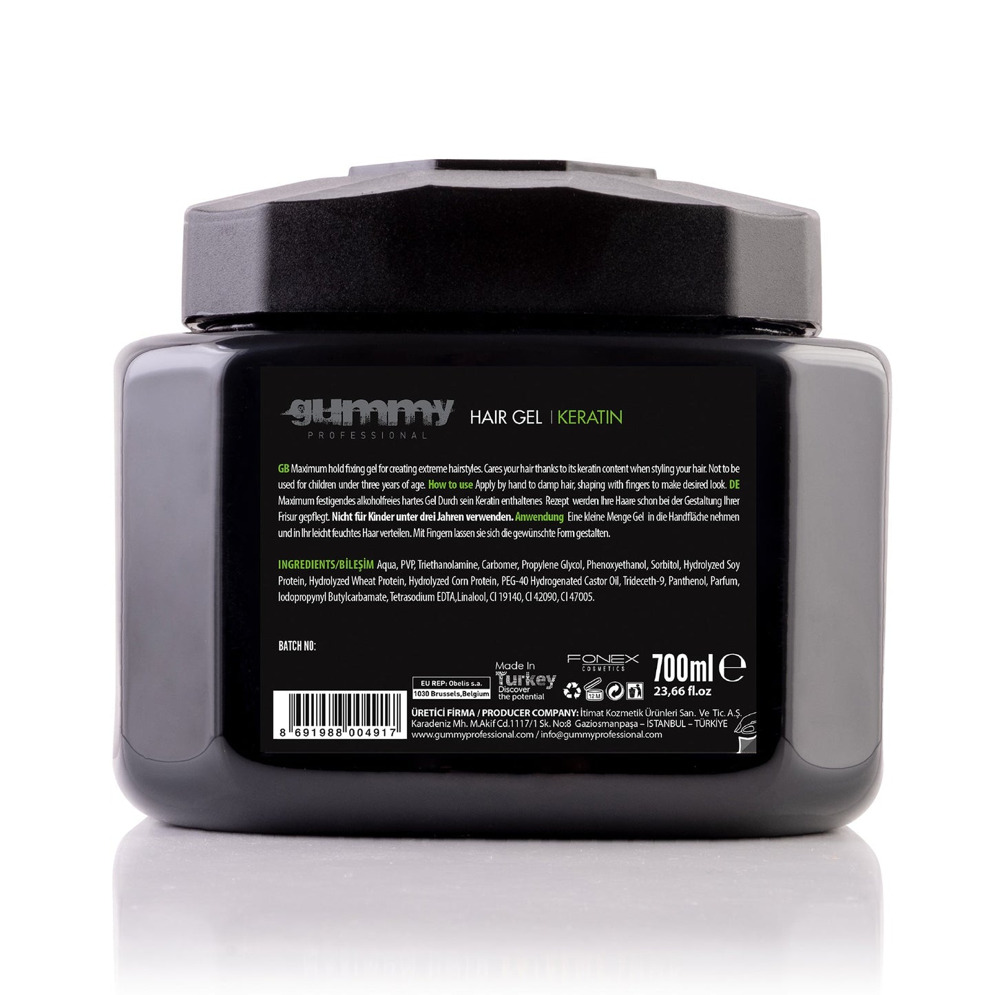 Gummy Hair Gel Keratin