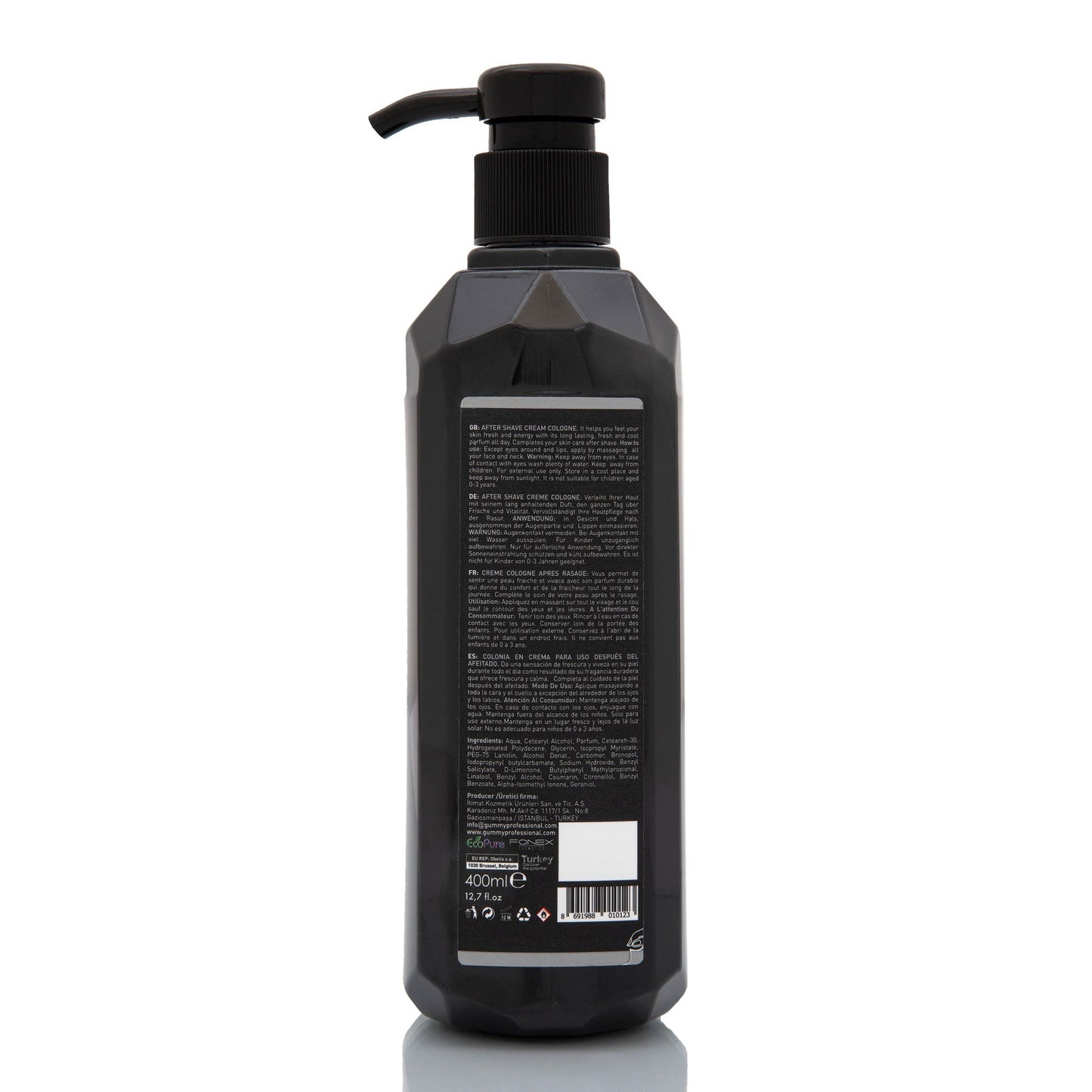 Gummy Cream  Cologne - Black 400 ml