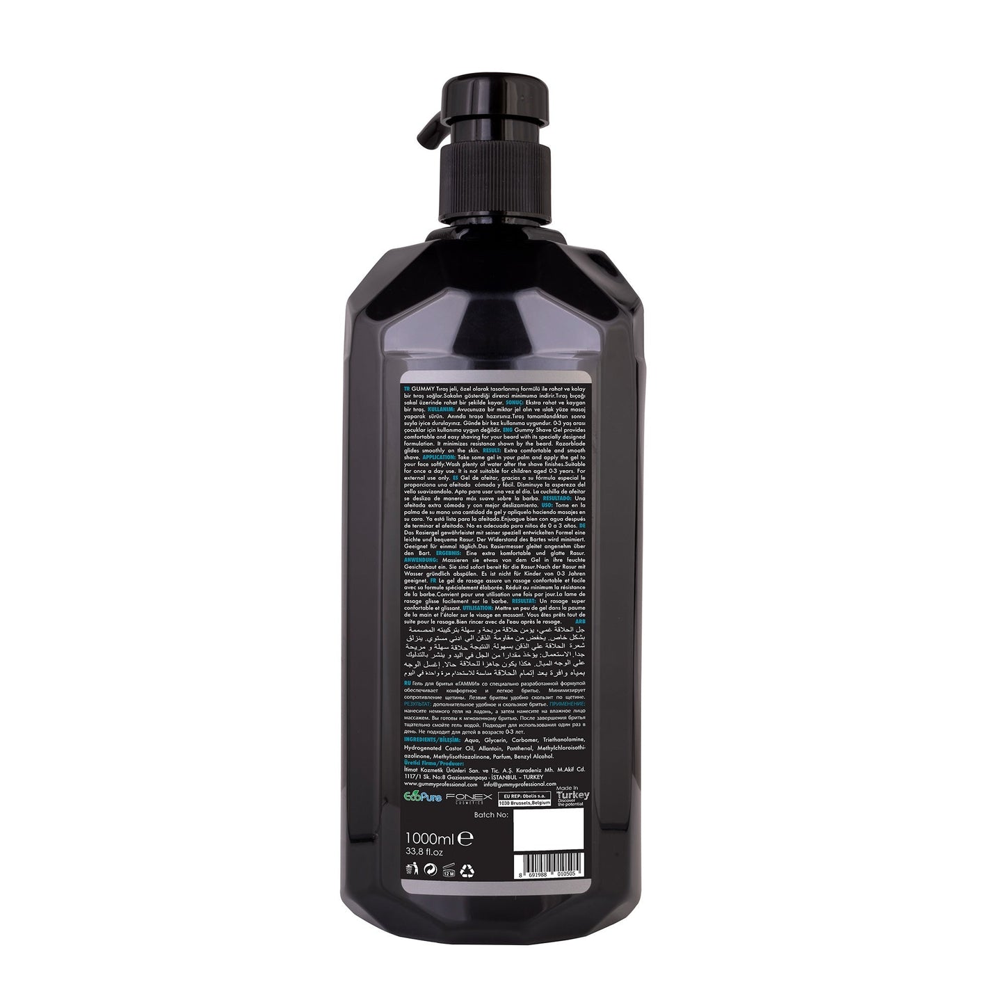 Gummy Shave Gel Savour Wıth Pump 1000 ml