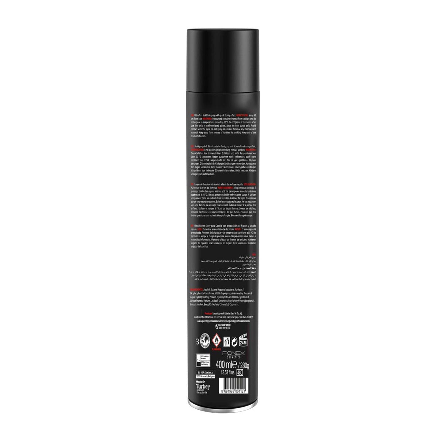 Gummy Professional Hair Spray 400 ML Ultra Strong